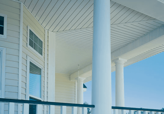 Sequoia Select Ultra Premium Vinyl Soffit in Snow White